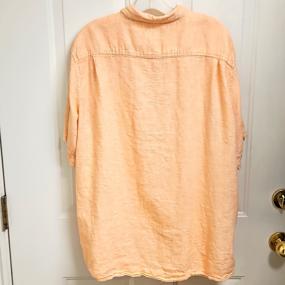 Weatherproof Vintage Washable Linen Buttondown Shirt - Picture 3 of 5